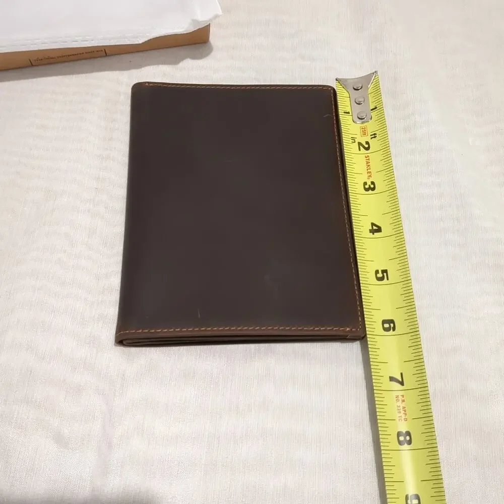 Polare Luxury RFID Blocking Leather Unisex Passport Holder Travel Wallet